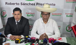 Roberto Sánchez critica a Balcázar por compra de aviones: “Este es el gobierno de Keiko Fujimori”