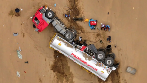 ¡Fue un milagro! Conductor sobrevive a caída de 100 metros en serpentín de Pasamayo